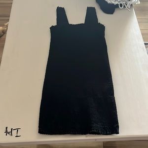 Forever 21 Black scrunchy dress